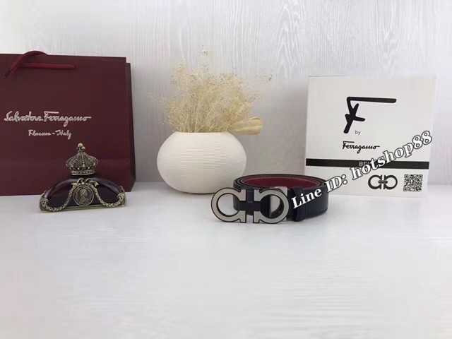 菲拉格慕專櫃款男士皮帶 Ferragamo雙面牛皮爆款腰帶  jjp2230